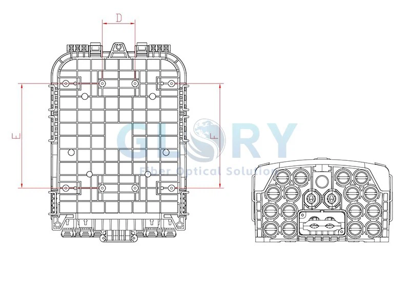 Fiber Splitter Distribution Box installation size Fiber Splitter Distribution Box installation size